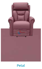 nevis healthcare chair in petal colour